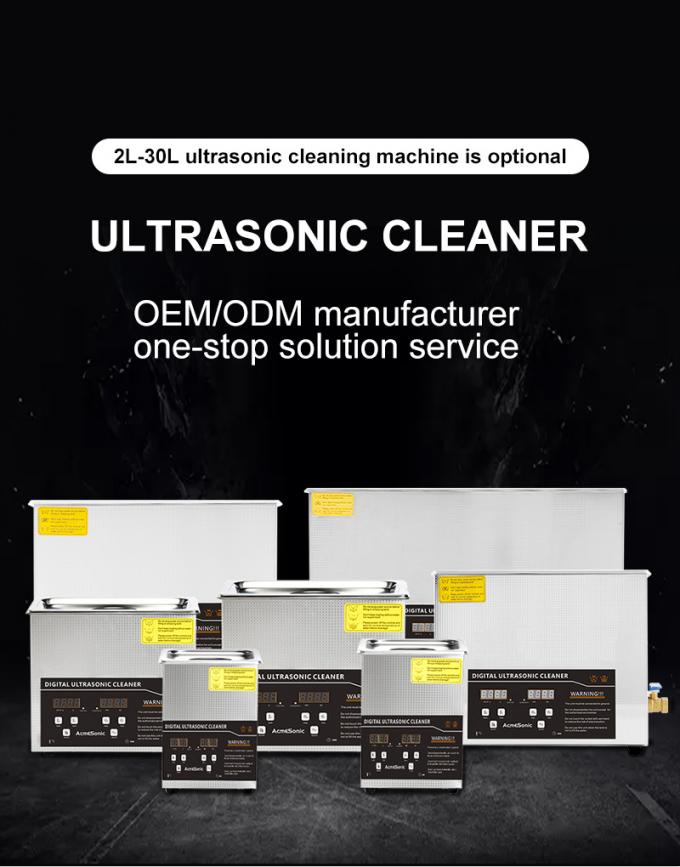 Machine de nettoyage à ultrasons 40khz 600w Nettoyeur de bijoux métallique à ultrasons 0