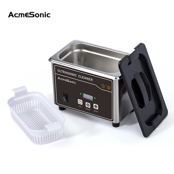 Nettoyeur à ultrasons numérique portable Nettoyeur à ultrasons de petite capacité 0,8L 0