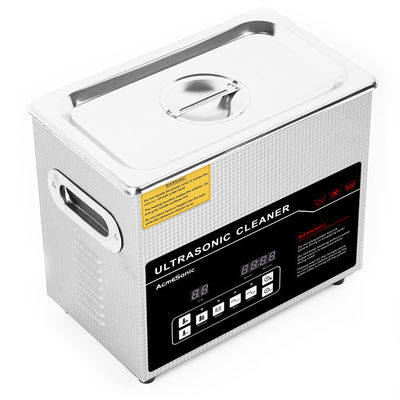 Nettoyeur à ultrasons à double fréquence 3L avec 2 transducteurs, puissance ultrasonore 120W, puissance de chauffage 100W