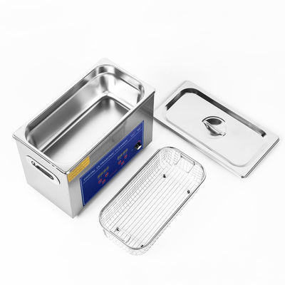 Nettoyeur à ultrasons industriel 180w 40kHz Températeur de fréquence de puissance réglable 0 ~ 30min 3.9Kg Poids
