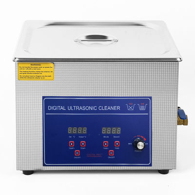 Épurateur à ultrasons de puissance réglable de 240w avec un chronomètre de machine industrielle de chauffage de 300w jusqu'à 30 min