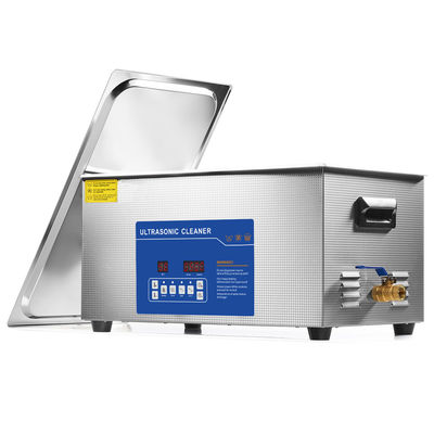 Nettoyeur à ultrasons de 110V/220V 480W pour pièces de motocyclettes Chaînes d'outils 22L Capacité 28/40 kHz Fréquence Contrôle numérique