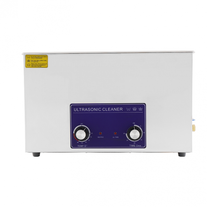 Nettoyeur à ultrasons mécanique de 600w à boutons type Nettoyeur à vaisselle à ultrasons avec réservoir 0