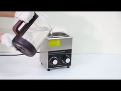 Nettoyeur à ultrasons mécanique 60W avec nettoyage à l'eau chaude